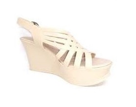 Miss Ellen Sandales Compensées - Beige - 41
