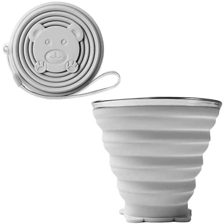 Tasse Silicone Pliable - 250ml - BLEU