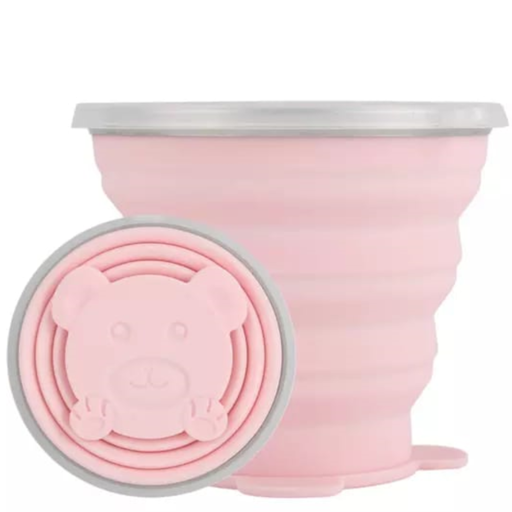 Tasse Silicone Pliable - 250ml - BLEU
