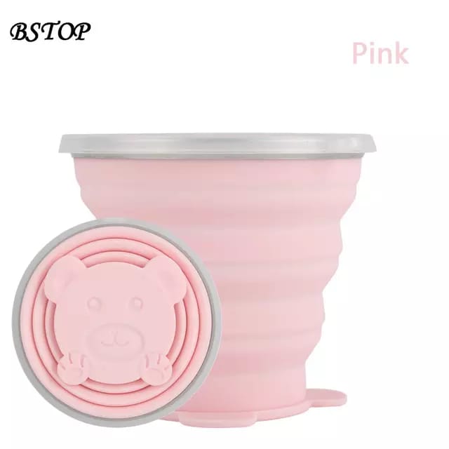 Tasse Silicone Pliable - 250ml - BLEU