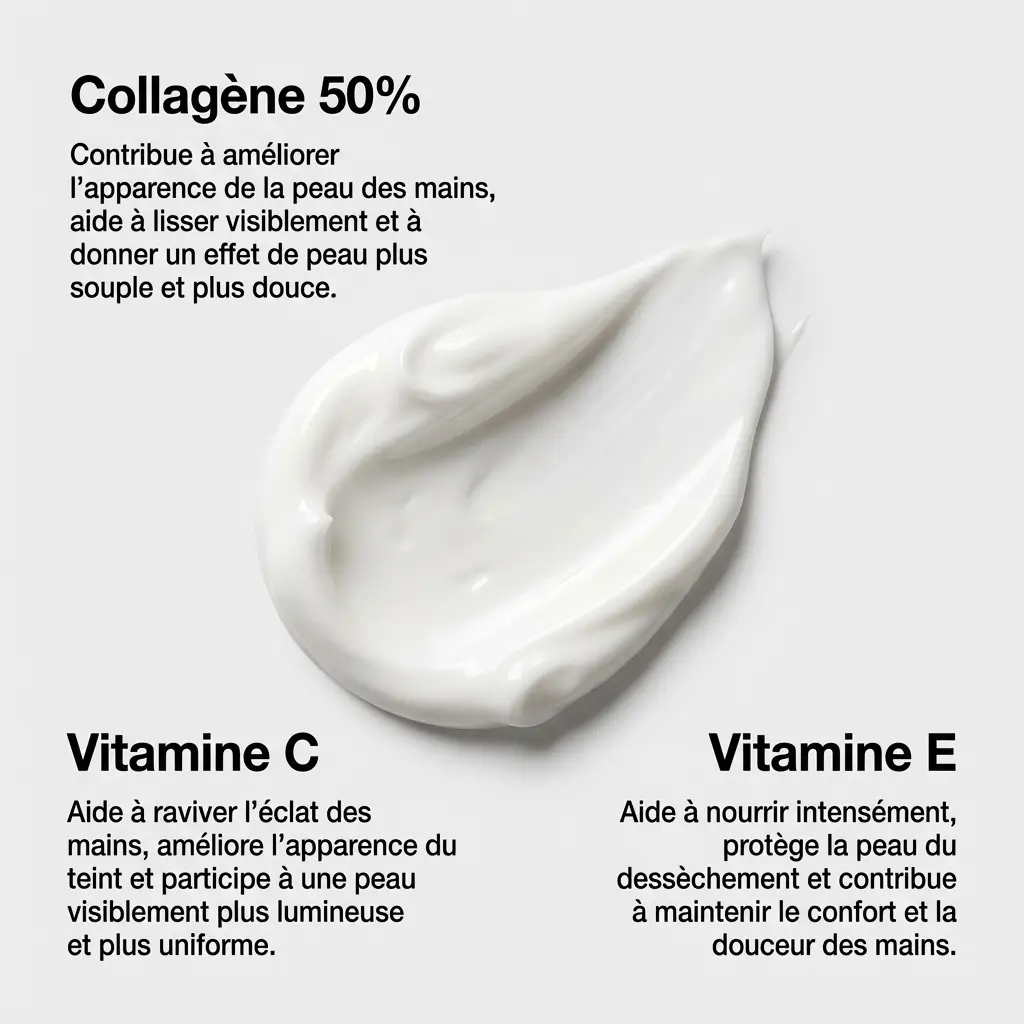Soin Mains Anti-Âge Premium au Collagène et Vitamine C & E – Douceur, Éclat & Protection - صورة 3